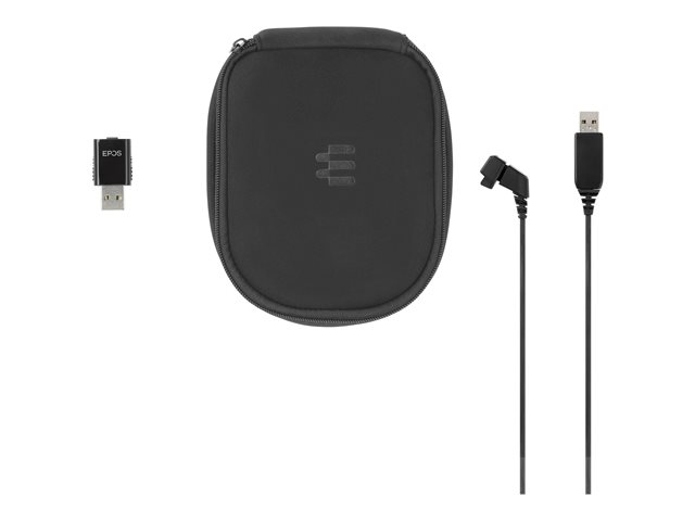 EPOS IMPACT SDW 5011 - 5000 Series - headset - on-ear - convertible - DECT - wireless - USB - black - Certified for Skype for Business, Optimised for UC