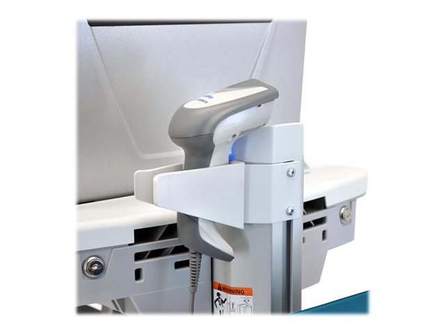 Ergotron StyleView Cart with LCD Pivot, SLA Powered, 3 Drawers - Cart - for LCD display / PC equipment - lockable - medical - aluminium, zinc-plated steel, high-grade plastic - screen size: up to 24\" - 66 Ah - Lead Acid - TAA Compliant