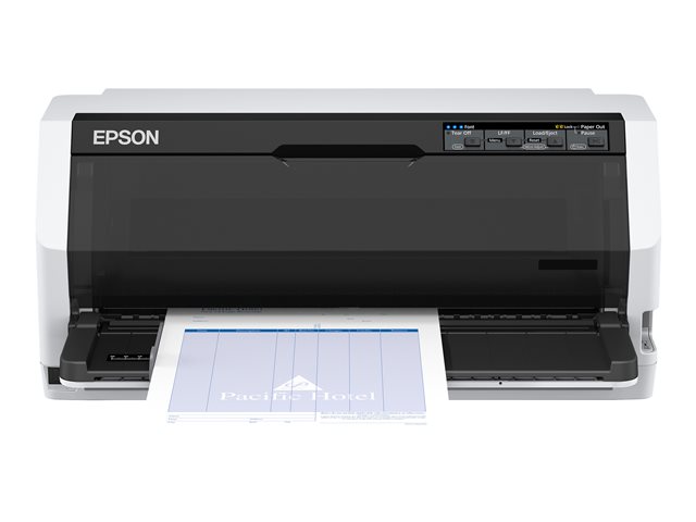 Epson LQ 690II - Printer - B/W - dot-matrix - 360 x 180 dpi - 24 pin - USB 2.0, parallel