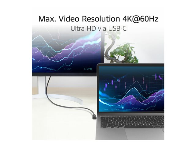 USB CM SI - CM UP 10G 60W 2M. 1 stk