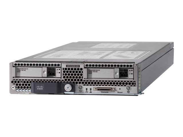 Cisco UCS B200 M5 Blade Server - Server - blade 2-way - no CPU - RAM 0 GB - SATA/SAS - hot-swap 2.5\" bay(s) - no HDD - G200e - no OS - monitor: none - remanufactured