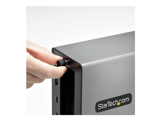 StarTech.com Thunderbolt 3 PCIe Expansion Chassis, Enclosure Box W/Dual PCI-E Slots, External PCIe Slots for Laptops/Desktops/All-In-Ones, 8K/4K Output Via TB3/DP 1.4 Ports - For PCI Express Cards (2TBT3-PCIE-ENCLOSURE) - System bus extender - DP - 1