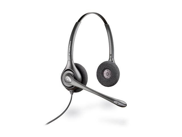 Poly HW261N Supraplus Binaural Dual Headset +Pouch EMEA - INTL English - Euro plug - Replaces Poly SKU 86872-02