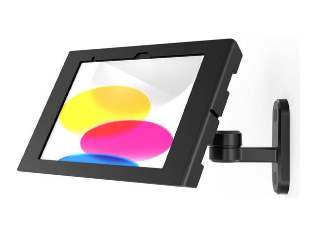 Compulocks Apex - Mounting kit (enclosure, swing arm) - for tablet - lockable - metal frame - black - wall-mountable, counter top, flat surface mountable - for Apple iPad A16 Wi-Fi, A16 Wi-Fi + Cellular