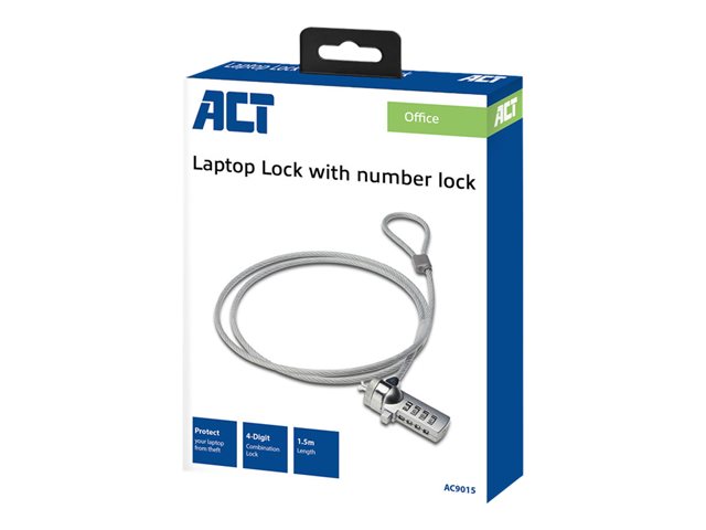 ACT - Beveiligingskabelslot - 1.5 m
