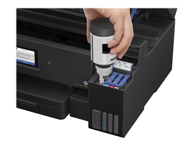 Epson EcoTank ET-15000 - Multifunction printer - colour - ink-jet - A3/Ledger (297 x 432 mm) (original) - A3/Ledger (media) - up to 11.5 ppm (copying) - up to 17 ppm (printing) - 270 sheets - 33.6 Kbps - USB 2.0, LAN, Wi-Fi