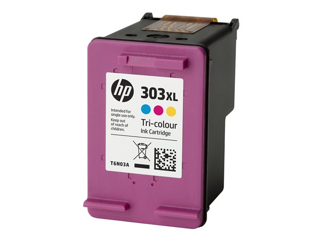 HP 303XL - 10 ml - High Yield - colour (cyan, magenta, yellow) - original - ink cartridge - for ENVY Photo 62XX, Photo 71XX, Photo 78XX, ENVY Inspire 72XX, 79XX