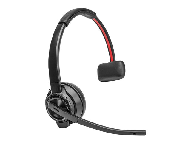 Poly Savi 8410 Office Monaural Microsoft Teams Certified DECT 1880-1900 MHz Headset EMEA - INTL English - Euro plug - Replaces Poly SKU 2-221102-205