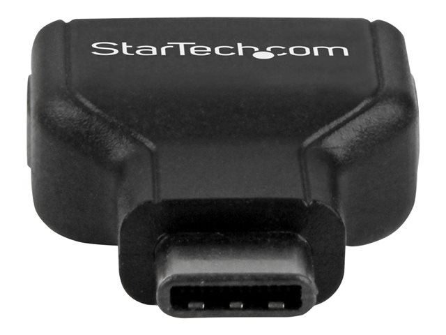StarTech.com USB-C to USB Adapter - USB-C to USB-A - USB 3.1 Gen 1 - 5Gbps - USB C Adapter - USB Type C (USB31CAADG) - USB adapter - 24 pin USB-C (M) to USB Type A (F) - USB 3.1 - black - for P/N: HB31C2A1CGS, HB31C2A2CB, HB31C3A1CS, HB31C3ASDMB, HB31C4AS, PEXUSB311AC3