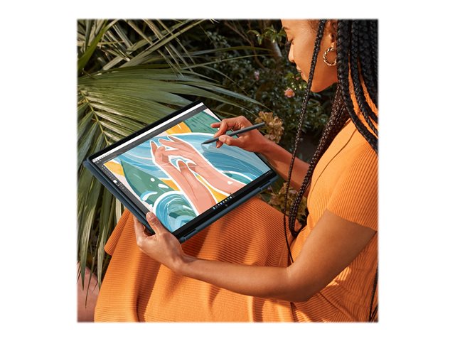 HP Spectre x360 Laptop 16-f1009nb - Flip design - Intel Core i7 1260P - Win 11 Home - Arc A370M - 16 GB RAM - 1 TB SSD NVMe, TLC - 16\" OLED touchscreen 3840 x 2400 (UHD+) - Wi-Fi 6E - nocturne blue aluminium, celestial blue accents - kbd: Belgium