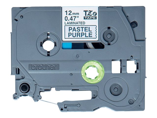 Brother TZe-MQF31 - Black on pastel purple - Roll (1.2 cm x 8 m) 1 cassette(s) laminated tape - for Brother PT-P950, P-Touch PT-D610, E310, P-Touch Cube PT-P300, P-Touch Cube Pro PT-P910
