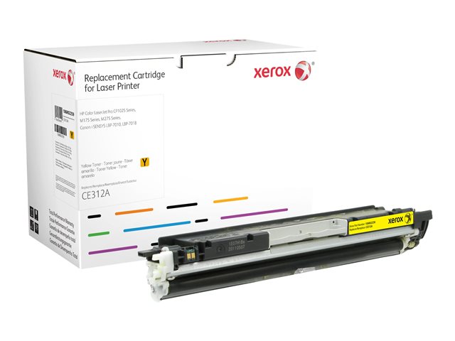 Xerox - Yellow - compatible - toner cartridge (alternative for: HP CE312A) - for HP Color LaserJet Pro CP1025, LaserJet Pro MFP M175, TopShot LaserJet Pro M275
