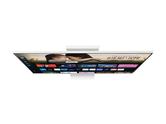 Samsung S32DM801UU - M80D Series - LED monitor - Smart - 32\" - 3840 x 2160 4K @ 60 Hz - VA - 400 cd/m² - 3000:1 - HDR10, HDR10+ - 4 ms - HDMI, USB-C - speakers - warm white