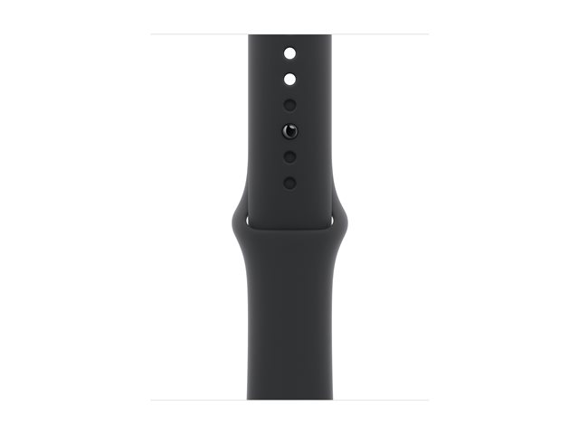 Apple Watch Series 11 GPS 42mm Jet Black Aluminium Case with Black Sport Band - S/M