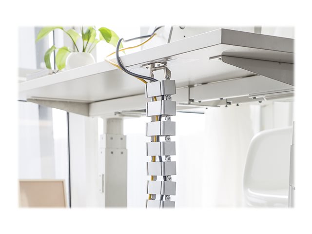 FLEX. CABLE ROUTING ADJ. LENGTH CABLE MANAGEMENT SPINE SILVER