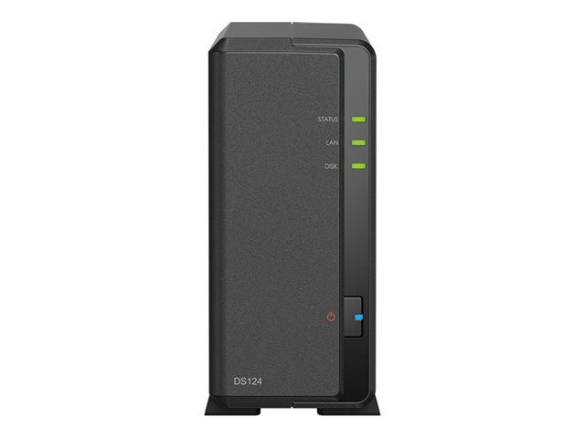Synology Disk Station DS124 - NAS server - RAM 1 GB - Gigabit Ethernet - iSCSI support