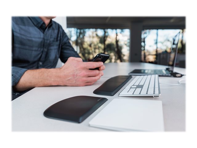 Kensington ERGOSOFT WR SLIM KBS - Keyboard wrist rest - black