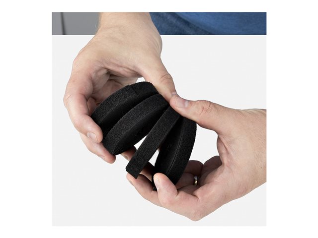4-pack 4.6m (15ft) Hook and Loop Roll