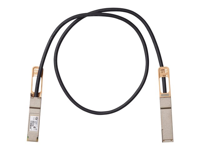 Cisco Copper Cable - 100GBase direct attach cable - QSFP (M) to QSFP (M) - 3 m - passive - remanufactured - for Mellanox ConnectX-5 Ex EN, Nexus 93108TC-EX, 93180YC-FX, 9336C-FX2