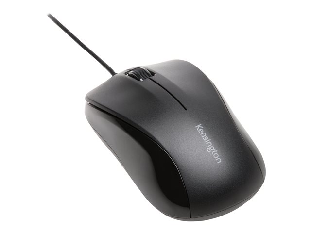 Kensington ValuMouse - Mouse - right and left-handed - optical - 3 buttons - wired - USB - black