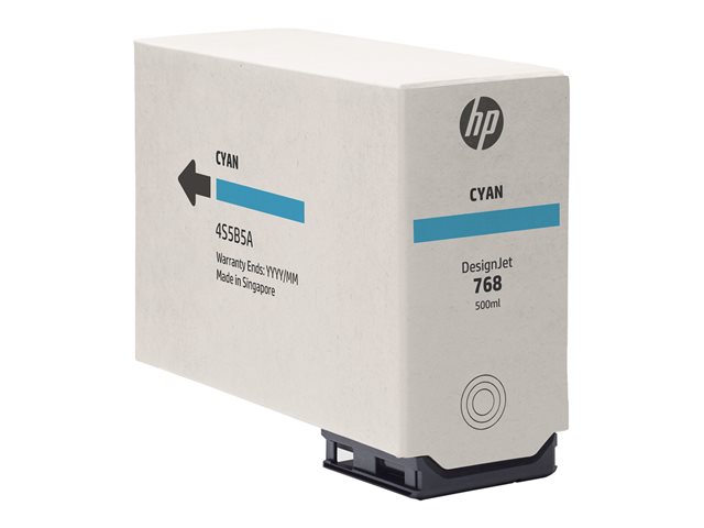 HP 768 - 500 ml - cyan - original - DesignJet - ink cartridge - for DesignJet XL 3800, 3800 PostScript