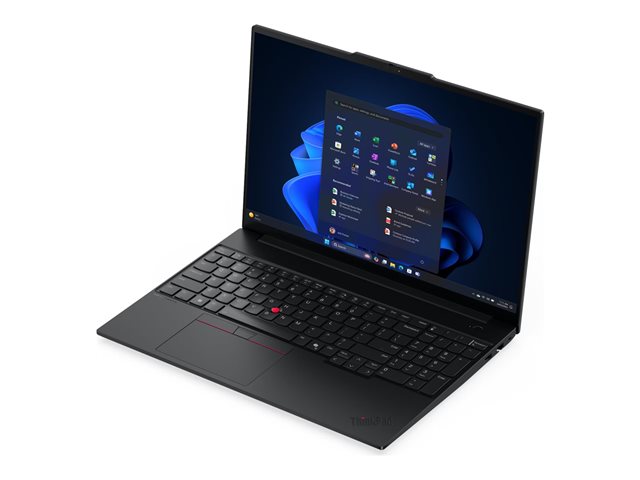 Lenovo ThinkPad E16 Gen 3 22AY - Copilot+ PC - 180-degree hinge design - Intel Core Ultra 7 - 256V / up to 4.8 GHz - Win 11 Pro - Intel Arc Graphics 140V - 16 GB RAM - 512 GB SSD TCG Opal Encryption 2, NVMe - 16\" IPS 1920 x 1200 - Gigabit Ethernet - Wi-Fi 6E, Bluetooth - black - kbd: English - Europe - with 2 Years Lenovo Depot Support, CO2 Offset 0.2 ton (3rd Gen)