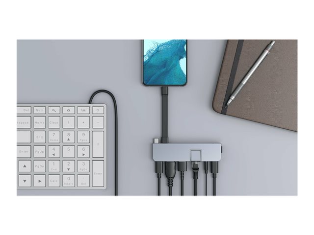 HyperDrive DUO Pro - Docking station - USB-C x 2 - HDMI, USB4 - 1GbE - for Apple MacBook Air (Early 2020, Late 2018, Mid 2017, Mid 2019, Mid 2022), MacBook Pro