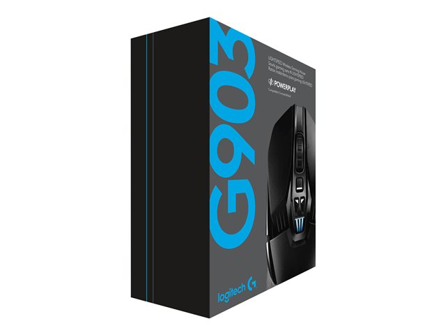 Logitech Gaming Mouse G903 - Mouse - right and left-handed - optical - 11 buttons - wireless, wired - 2.4 GHz - USB wireless receiver