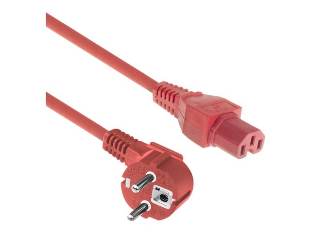 POWERCORD CEE 7/7-C15 RD 1.50M. 1 stk