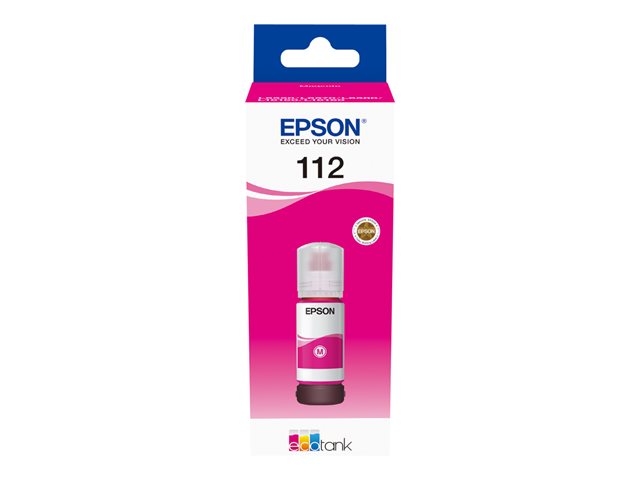 Epson EcoTank 112 - 70 ml - magenta - original - ink refill - for EcoTank L11160, L15150, L15160, L6460, L6490, L6550, L6570, L6580, EcoTank Pro L15180