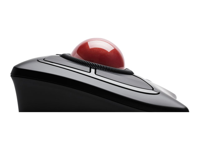 Kensington Expert Mouse Wireless Trackball - Trackball - right and left-handed - optical - 4 buttons - wireless - 2.4 GHz, Bluetooth 5.0 LE - Bluetooth USB adapter - black
