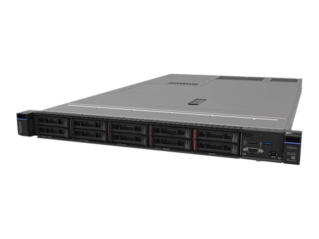 Lenovo ThinkSystem SR645 7D2X - Server - rack-mountable 1U - 2-way - 1 x EPYC 7262 / up to 3.4 GHz - RAM 32 GB - SAS - hot-swap 2.5\" bay(s) - no HDD - no OS - monitor: none