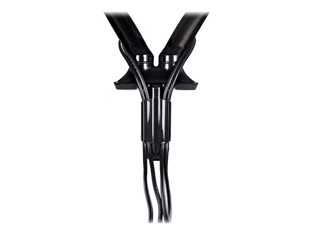 Iiyama DS3002C-B1 - Mounting kit - adjustable arm - for 2 monitors - black - screen size: 10\"-27\" - desk-mountable