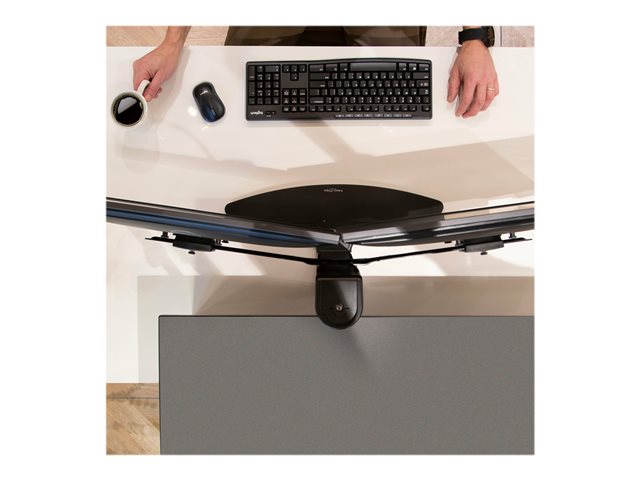 Ergotron Neo-Flex - Stand - for 2 LCD displays - black - screen size: up to 24\" - desktop