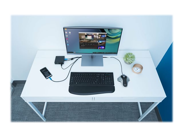 Kensington Advance Fit Ultra-Slim - Keyboard - wireless - 2.4 GHz - French - black