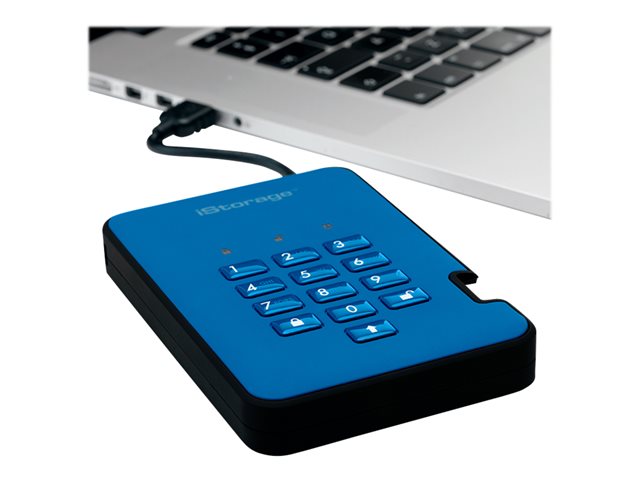 diskAshur2 SSD 256bit 4TB Blue