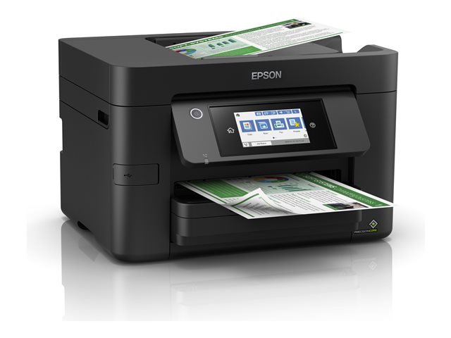 Epson WorkForce Pro WF-4820DWF - Multifunction printer - colour - ink-jet - A4 (210 x 297 mm) (original) - A4/Legal (media) - up to 25 ppm (printing) - 250 sheets - 33.6 Kbps - USB 2.0, LAN, Wi-Fi(n), USB host