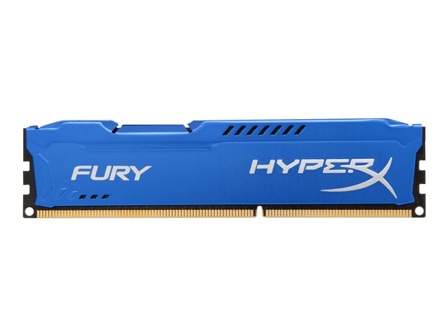 HyperX FURY - DDR3 - module - 8 GB - DIMM 240-pin - 1600 MHz / PC3-12800 - CL10 - 1.5 V - unbuffered - non-ECC - blue