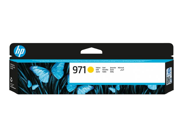 HP 971 - Yellow - original - ink cartridge - for Officejet Pro X451dn, X451dw, X476dn MFP, X476dw MFP, X551dw, X576dw MFP
