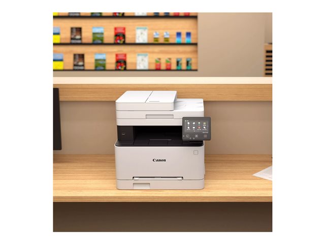Canon i-SENSYS MF655Cdw - Multifunction printer - colour - laser - A4 (210 x 297 mm), Legal (216 x 356 mm) (original) - A4/Legal (media) - up to 21 ppm (copying) - up to 21 ppm (printing) - 250 sheets - USB 2.0, Gigabit LAN, Wi-Fi(n), USB host
