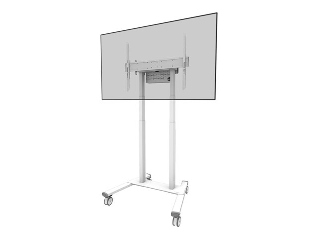 Neomounts FL55-875WH1 - Cart - for flat panel - motorised - lockable - steel - white - screen size: 55\"-100\" - for Neomounts AV1-875BL
