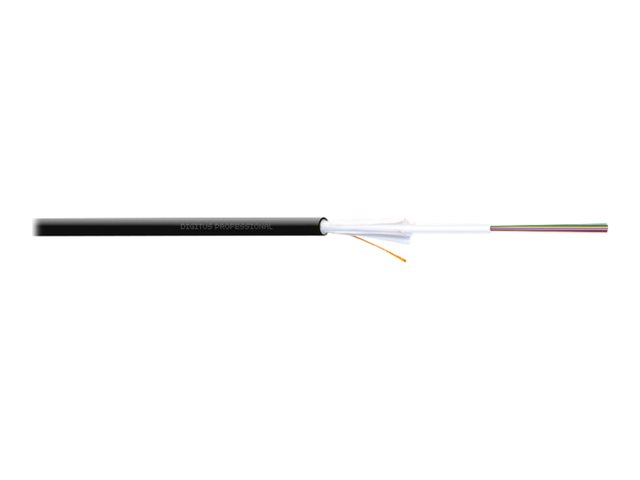 FO A-I-DQ(ZN)BH 8G50/125Au MM OM4 8 FIBERS INDOOR/OUTDOOR LSZH DCA BLACK LENGTH 1 M
