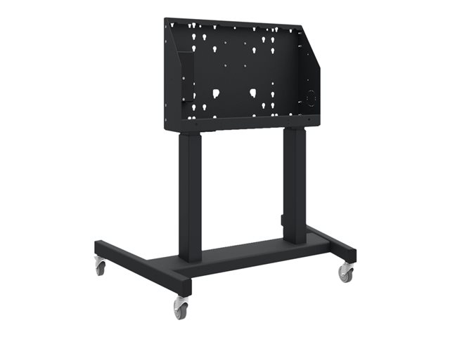 SmartMetals - Cart - motorised - for touchscreen / personal computer - anti-collision - black - screen size: up to 86\" - mounting interface: up to 800 x 600 mm