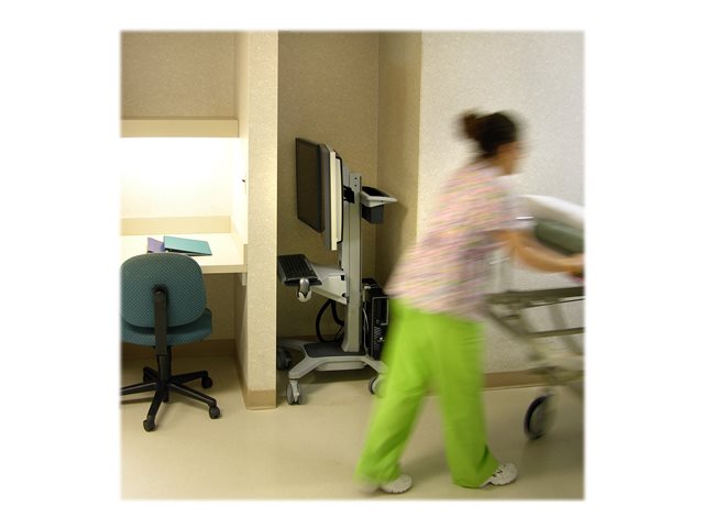 Neo-Flex Dual LCD Wideview Mobile Workspace Cart