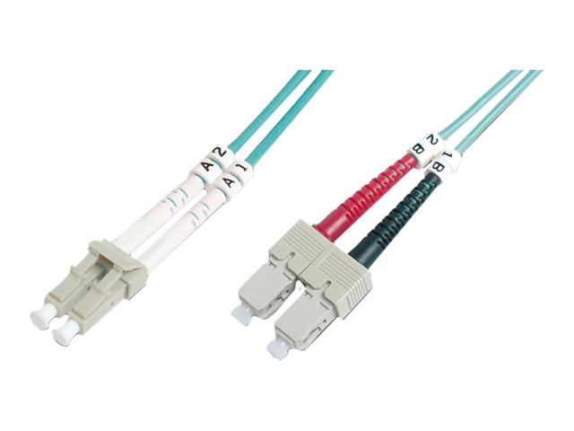 FO PATCH CORD DUPLEX LC TO SC MM OM4 5