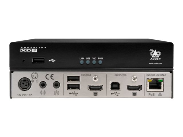 ADDERlink XDIP HDMI & USB extender over IP. 1 stk