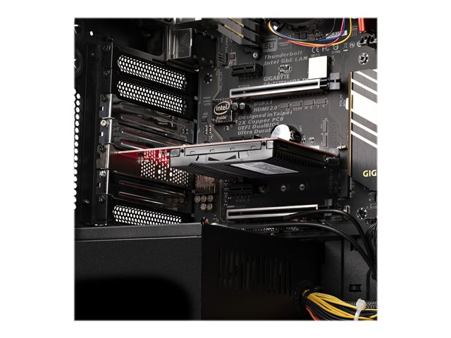 StarTech.com U.3 to PCIe Adapter Card, PCIe 4.0 x4 Adapter For 2.5\" U.3 NVMe SSDs, SFF-TA-1001 PCI Express Add-in Card for Desktops/Servers, TAA Compliant - OS Independent (PEX4SFF8639U3) - Interface adapter - 2.5\" - U.3 NVMe - PCIe 4.0 x4 - red - TA