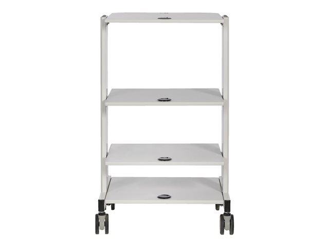 Mobile Workstation with Adjustable Shelv
