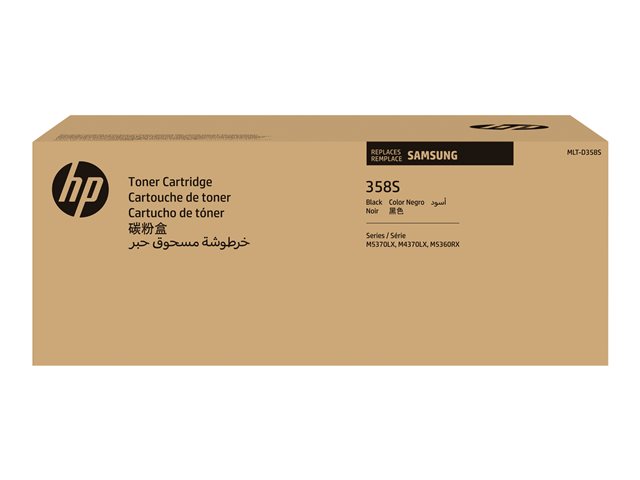 Samsung MLT-D358S - Black - original - toner cartridge - for MultiXpress SL-M4370, SL-M4373, SL-M5360, SL-M5370, SL-M5373