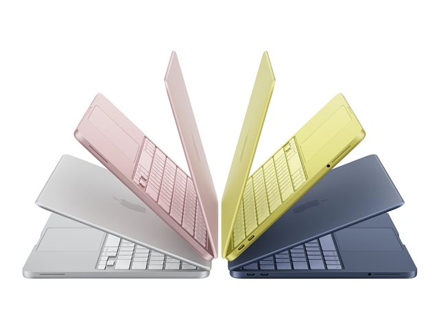 13-inch MacBook Neo: Apple A18 Pro chip with 6-core CPU and 5-core GPU, 8GB, 512GB SSD, Touch ID - Citrus